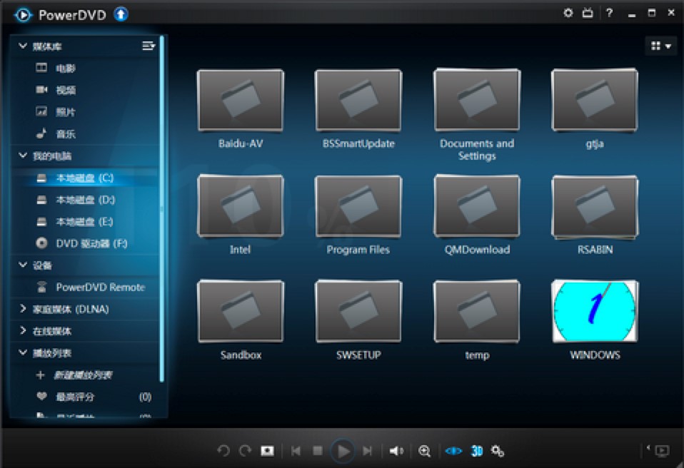 PowerDVD����4k�{��ԭ�P����ܛ��������ɫ��B