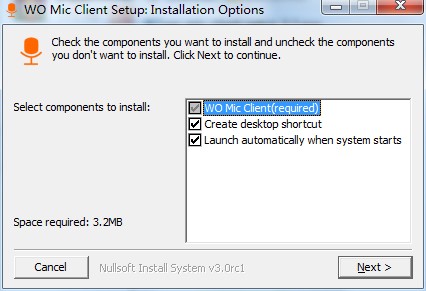 WO mic client���b���E��ʹ�Î���
