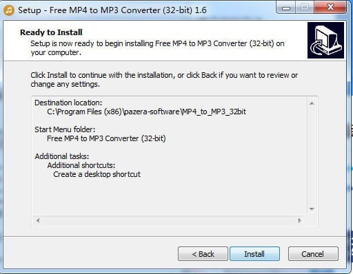 mp4�Dmp3��ʽ�D�Q����Pazera Free MP4 to MP3 Converter��ʹ�÷���
