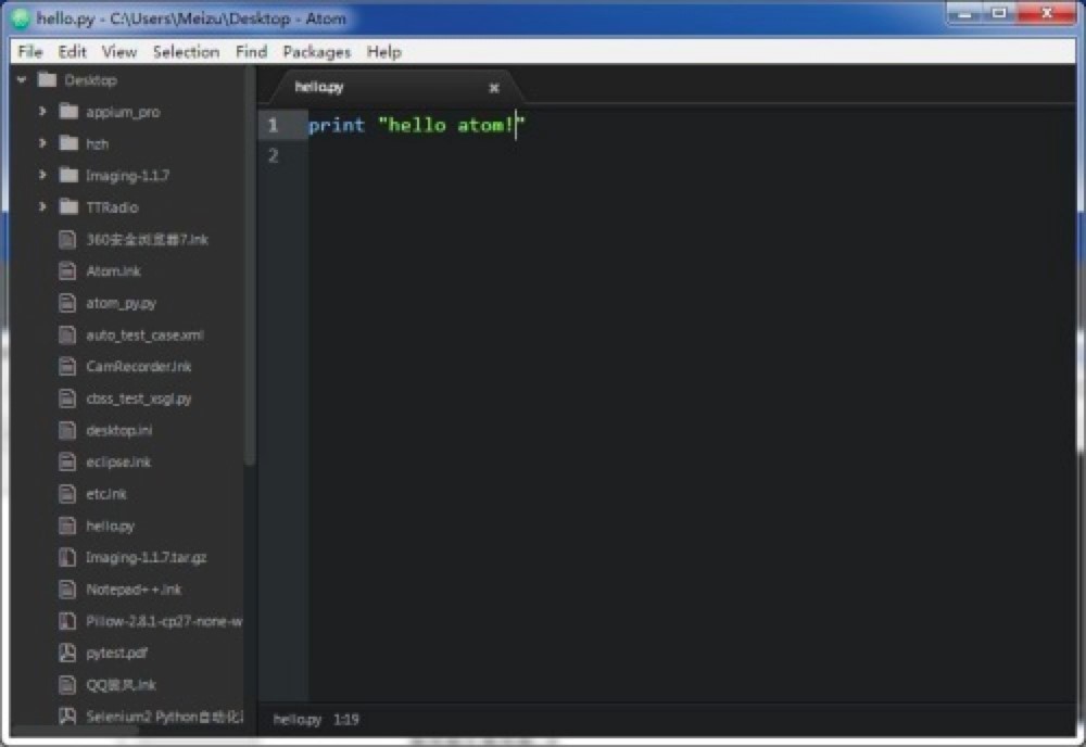 Atom��݋���Ļ��A(ch��)ʹ�ý̳�Ԕ��(x��)��B�����ֱؿ�