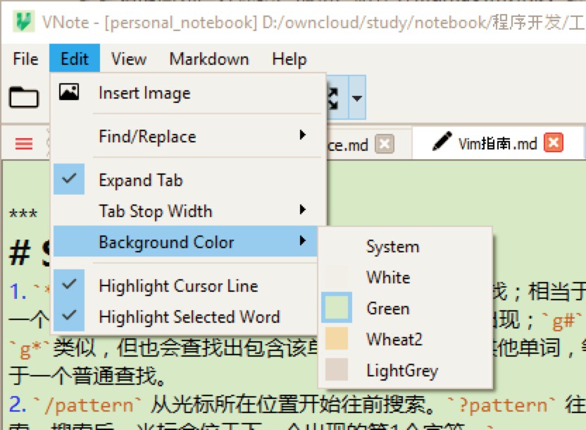 VNote���m�ϳ���Tʹ�õĿ�ƽ�_���M�_ԴMarkdown�Pӛ����