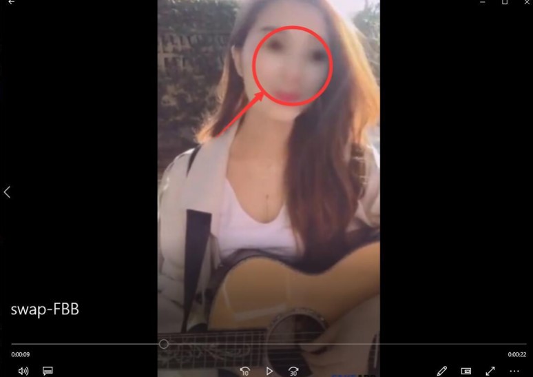 �QĘܛ��Fakeapp׌��һ��׃�ɴ�����