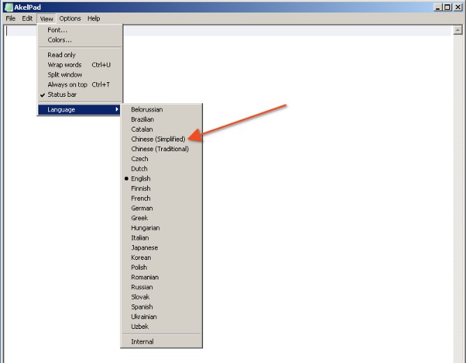 AkelPadӛ�±�ܛ�����dʹ�ý�B