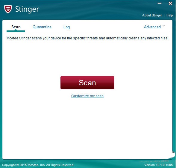 McAfee AVERT Stingerʹ���f��