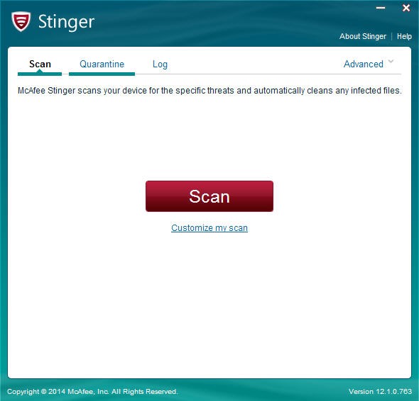 McAfee����ܛ��Stinger��B��ʹ���f��