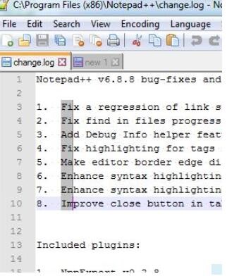 Notepad++�x��һ�Q�д��a����Q�Ĳ�������