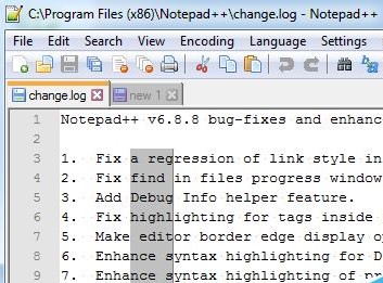 Notepad++�x��һ�Q�д��a����Q�Ĳ�������