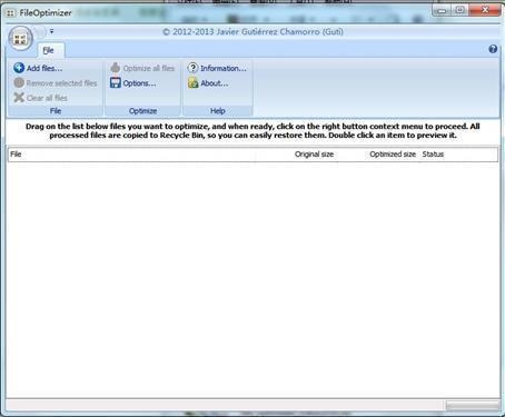 File Optimizer�ٷ����O�÷���