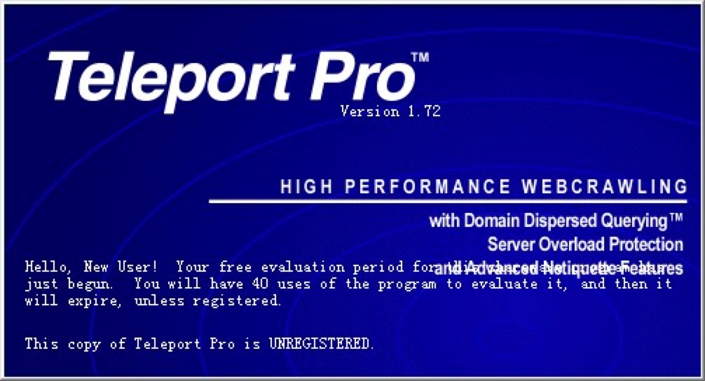 Teleport Pro���c���d���ĳ����ܺͽ����B