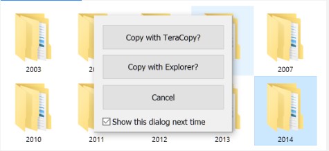 TeraCopy���İ�ٷ����dʹ�Î���