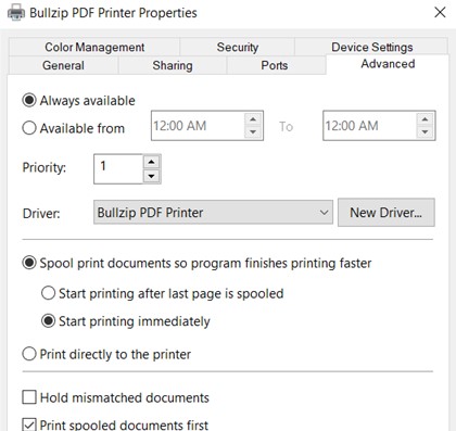 Bullzip PDF Printer��ӡ�C�ٷ����d���b�̌W