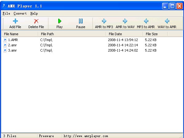 AMR Player��ΰ��b��AMR Player���b�̌W