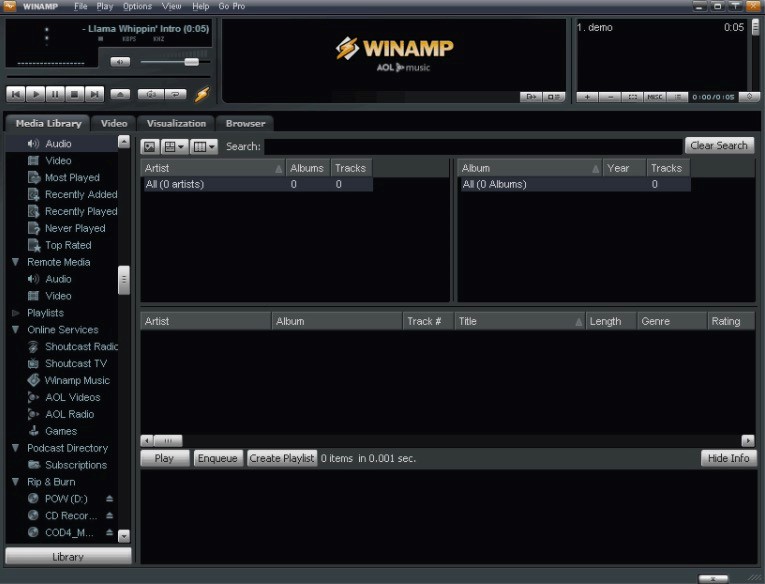 Winamp�߱�������������������ɫԔ��(x��)��B