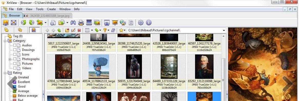 XNview�DƬ�g�[�������dʹ�Î���