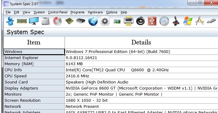 System Spec�ٷ����dԔ���B