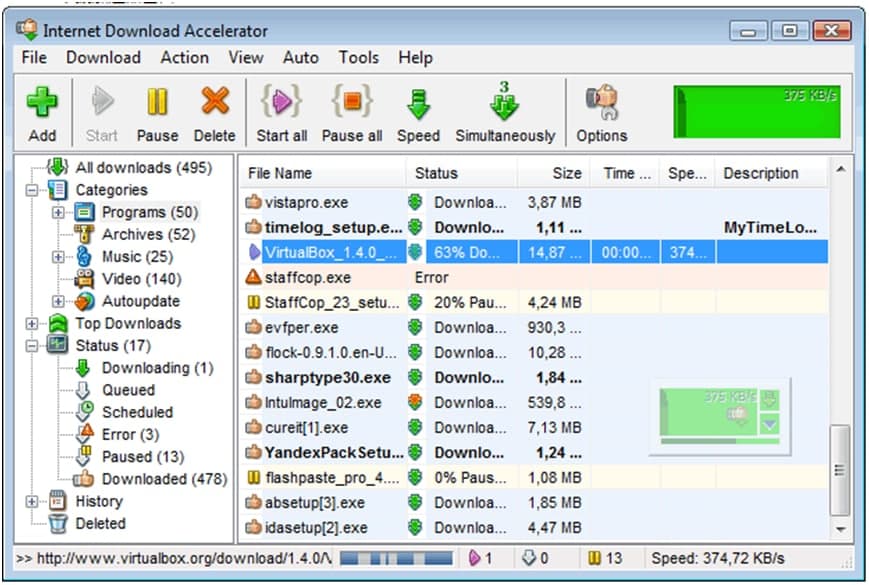 Internet Download Accelerator���d���}���