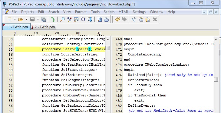 PSPad�ٷ����dʹ�ó�Ҋ���}���