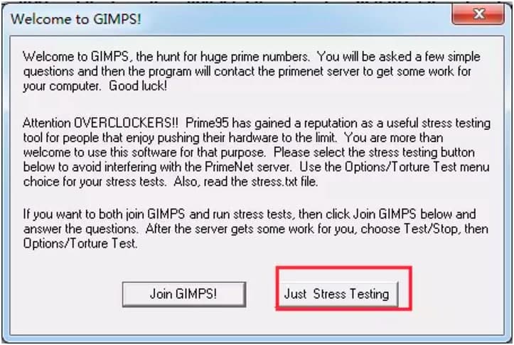 Prime95���I(y��)CPU��(w��n)���Ԝyԇܛ��ʹ�ý̳�Ԕ����B