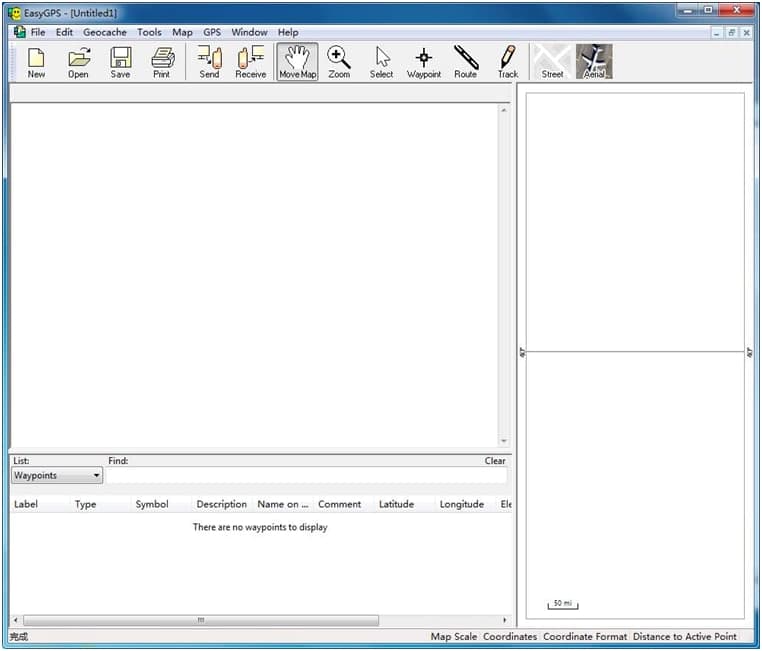  EasyGPS��X�湦����ɫԔ����B�����M���d