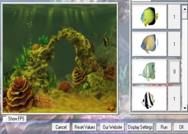 Aquarium Screensaver���b���E