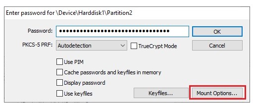 VeraCrypt����ܛ���[�ؾ����o�̌W