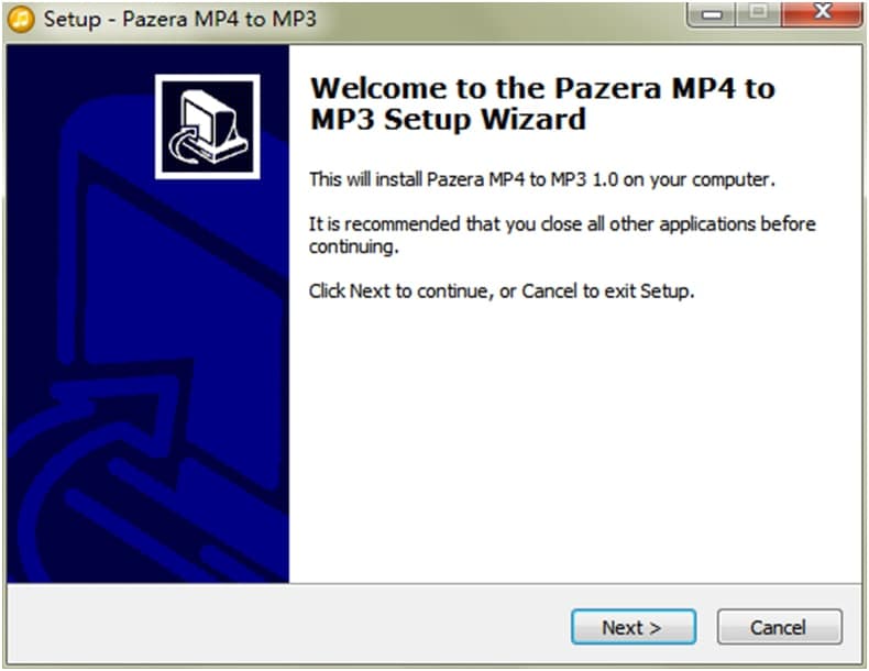 Pazera Free MP4 to MP3�������c�Ͱ��b�̌W