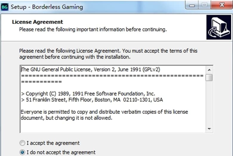 Borderless Gaming���d���b