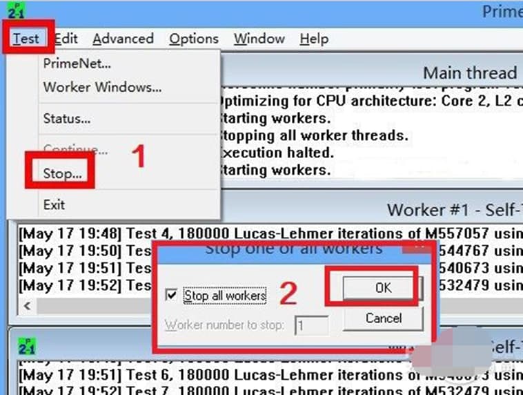 Prime95ʹ�÷�����B