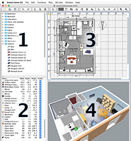 Sweet Home 3D�ٷ����d�����B