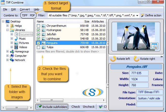 Tiff Combine�ļ��ϲ���һ�����PDF�D�Ľ̌W
