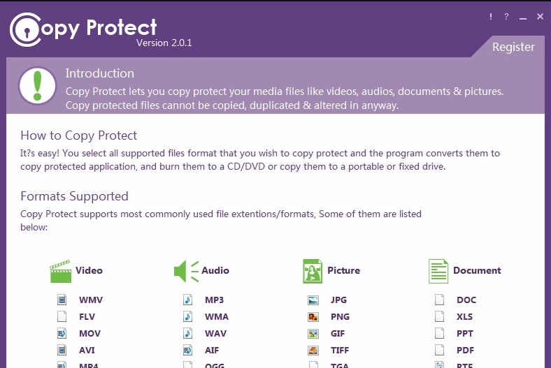 Copy Protect�ٷ����dʹ�ó�Ҋ���}���