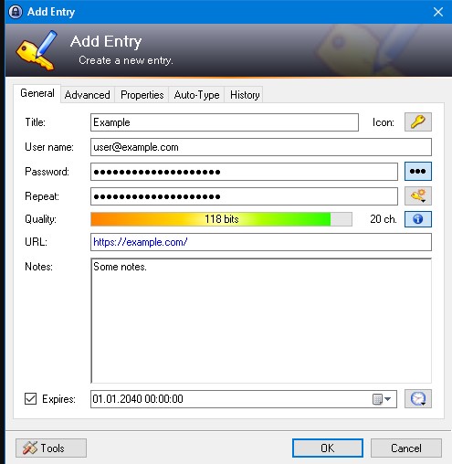 KeePass Password Safe�Ñ�����D�Ľ�B