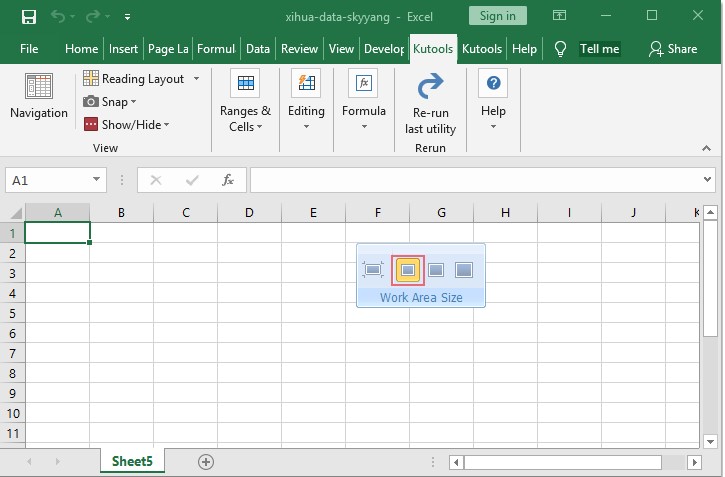 Kutools for Excel�@ʾ���[�ع��܅^��B�ڽ̌W