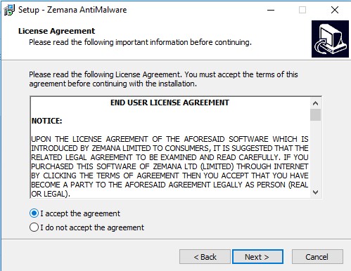 Zemana AntiMalware���d�������c�ͳ�Ҋ���}���