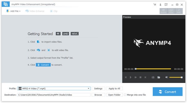 AnyMP4 Video Enhancement�ٷ����dʹ�Î���