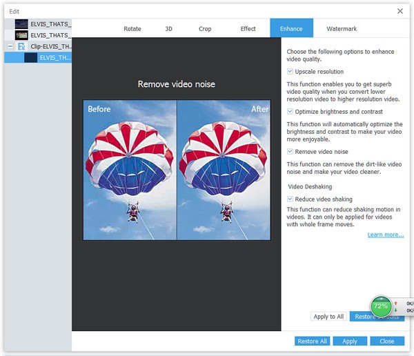 AnyMP4 Video Enhancement�ٷ����dʹ�Î���
