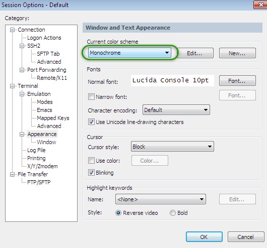 SecureCRT�ٷ����d�ɫ��ɫ�����D�Ľ̌W