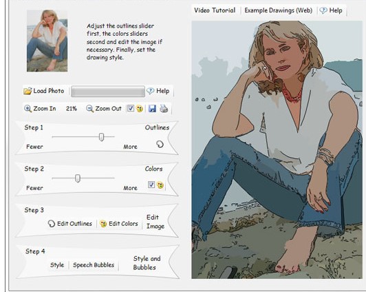 Caricature Photo To Cartoon��ͨ�����̌W