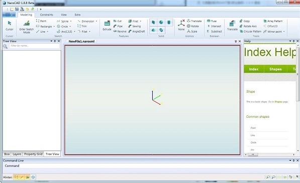NaroCAD��X��ٷ����d�ߴ�y���D�Ľ̌W