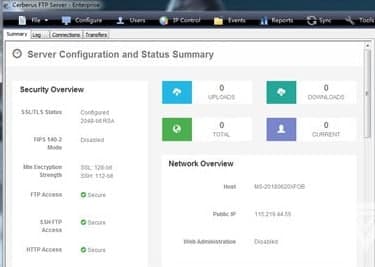Cerberus FTP Server�W(w��ng)�j(lu��)�ļ���ݔ�̌W(xu��)