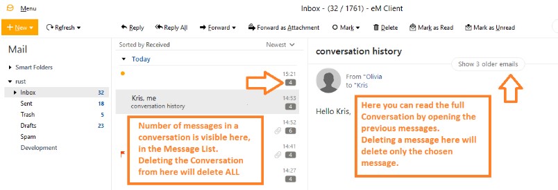 eM client�ٷ����d�]����Ԓ���܈D�Ľ̌W