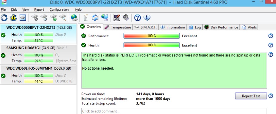 Hard Disk Sentinel�ٷ����d���r����ʹ�Î���