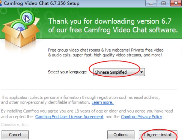 CamfrogVideoChat���b�̳̽�B