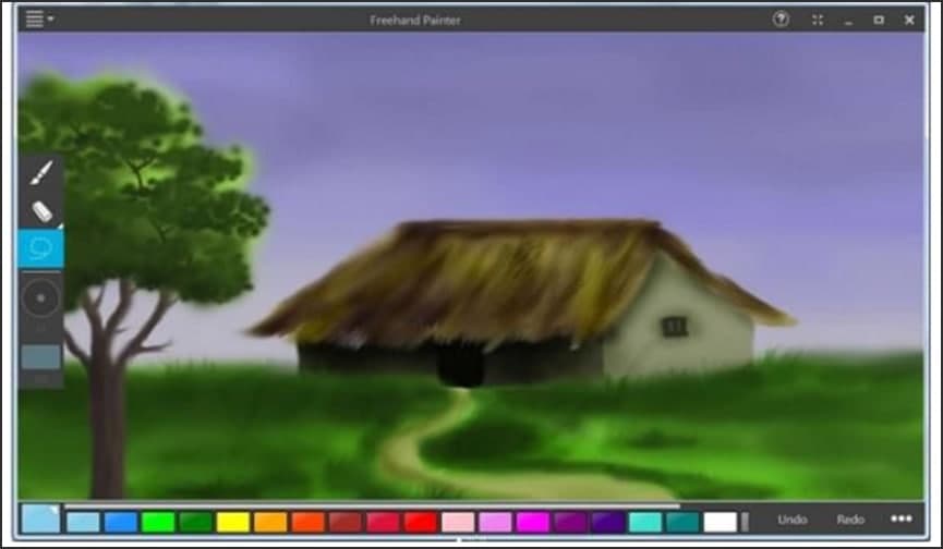 Freehand PainterHSB �ɫģ�͈D���O�ý̌W