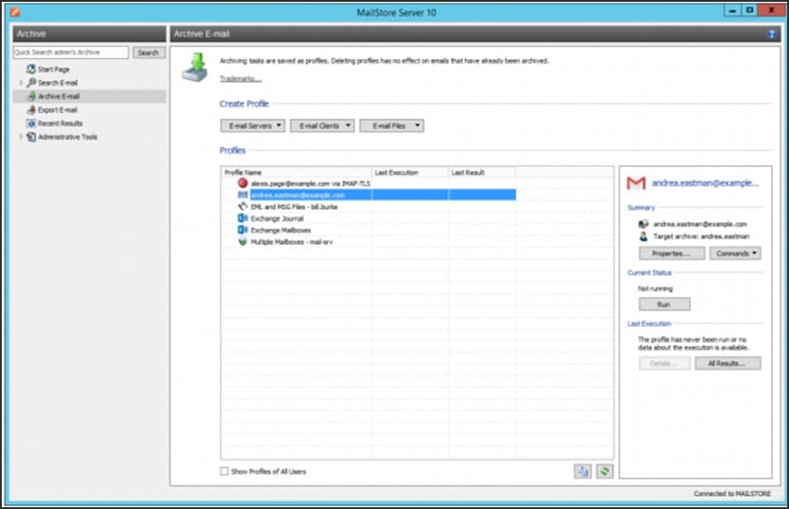 MailStore�ٷ����d�����ļ��O�ÈD�Ľ̌W