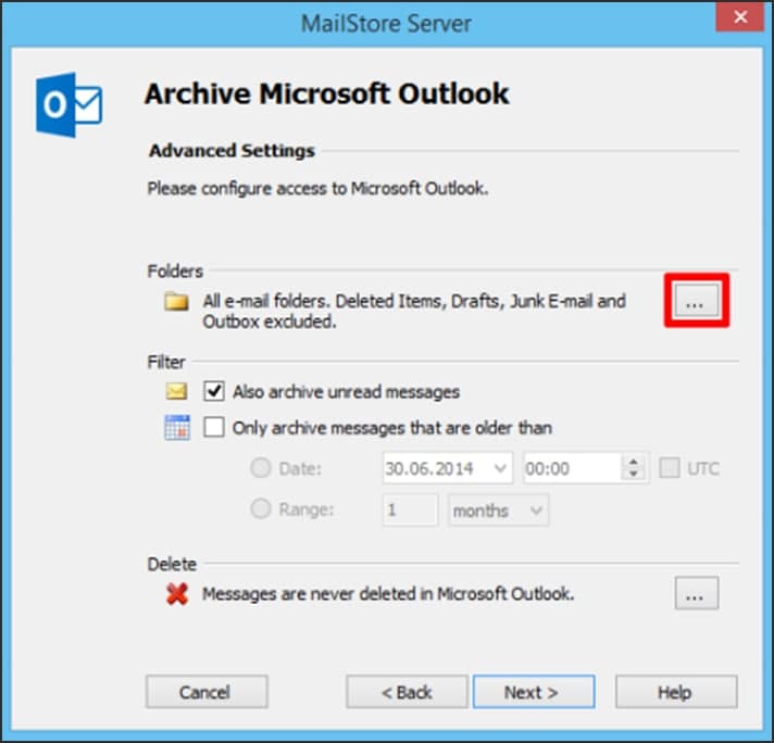 MailStore�ٷ����d�����ļ��O�ÈD�Ľ̌W