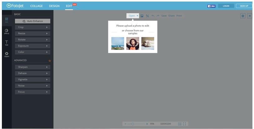 FotoJetDesigner���ʹ�ÈDƬ�ü�����
