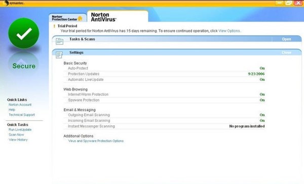 Norton AntiVirus���Z�Dᘌ�(du��)������ʹ�ò�����B