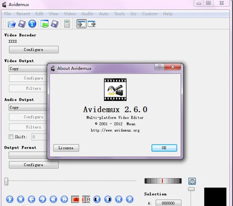 �D��Avidemuxҕ�l��݋����ʹ��